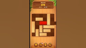 Unblock Sliding Block Puzzle Hard Level 278 #shorts #unblockpuzzle