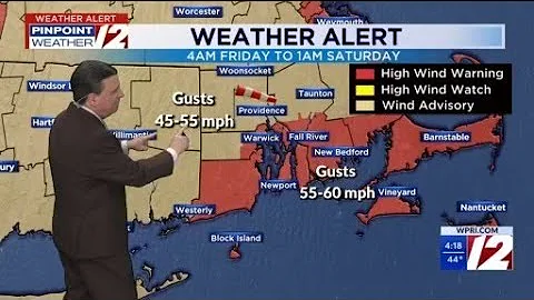 WPRI 12 Weather Now 12/18/25 Friday Storm