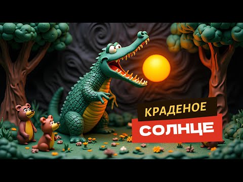 🌞 Краденое солнце — мультфильм по мотивам любимой детской сказки Корнея Чуковского 🐊