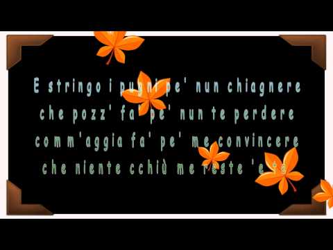 Gigi Finizio — Gigi Finizio "E stringo i pugni" con testo