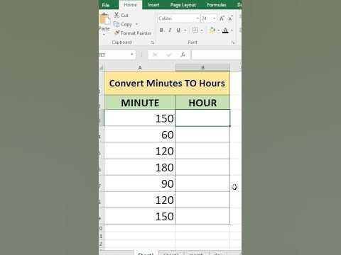 Excel Time Conversion: Transform Minutes into Hours Like a Pro!#excel # ...
