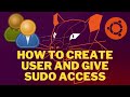 How To Create User in Ubuntu And Give Sudo Access | Sudo Acces to user | Add user to Sudoers group