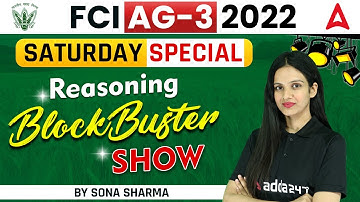 FCI AG 3 | SATURDAY SPECIAL | ENGLISH BLOCK BUSTER SHOW By SONA SHARMA