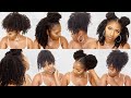 6 SUPER QUICK AND EASY WAYS TO STYLE TWIST OUT ON SHORT 4C HAIR USING CLIP INS FT. BETTERLENGTH