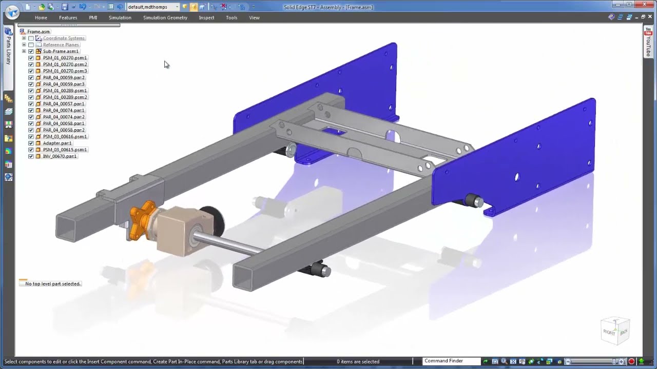 Editing Imported 3D Data | Solid Edge Synchronous Technology