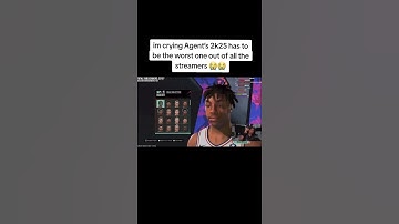 im crying Agent’s 2k25 has to be the worst one out of all the streamers 😭 #agent00 #2k25 #nba2k25