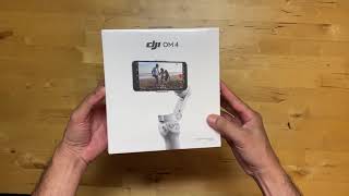 DJI OM 4 (OSMO) Mobile Gimbal UNBOXING - No Talking