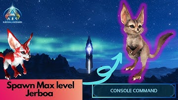 Tamed Jerboa Spawn Command | Ark Survival Ascended