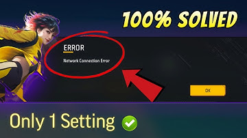free fire network connection error problem solved | how to fix free fire network connection error