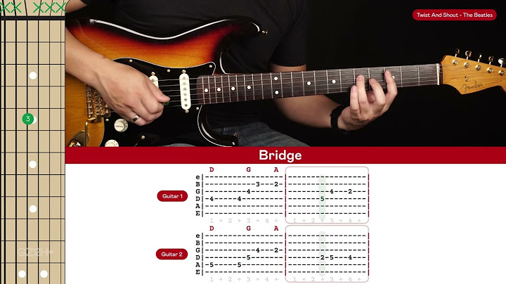 Twist and Shout Guitar version - Guitar performance video thumbnail