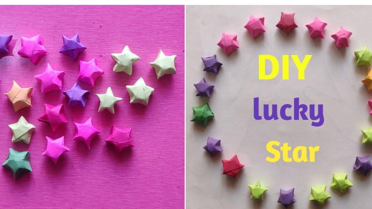 Como hacer estrellitas de papel - Estrellitas Infladas // Lucky Stars  How-to 