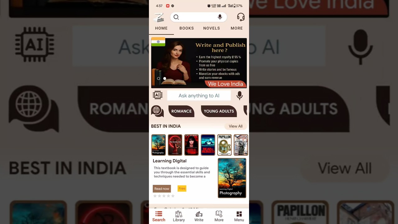 How to delete account in the Zlibrary by BookBoard App