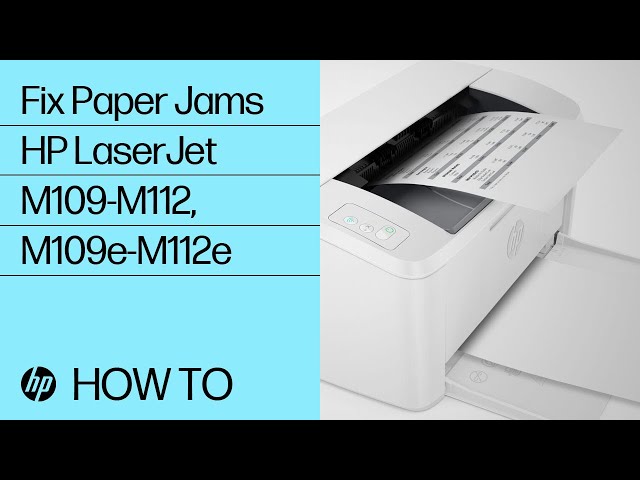 HP LaserJet M109-M112 printers - Blinking lights