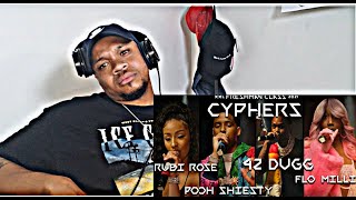 Pooh Shiesty, Flo Milli, 42 Dugg and Rubi Rose's 2021 XXL Freshman Cypher | Mellow Out Reacts