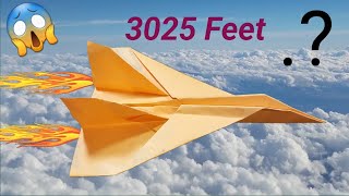 How to make a  jet Fighter paper Airplane that fly far screenshot 5