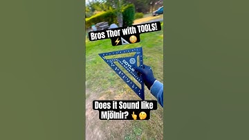 He’s Thor… But with TOOLS! 🛠️⚡️😮‍💨 #shorts #thor #satisfying #aura #tools #crazy #skills #tiktok