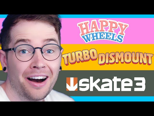 I Went On A YouTube Nostalgia Trip.. (Happy Wheels, Turbo Dismount, Skate 3) class=