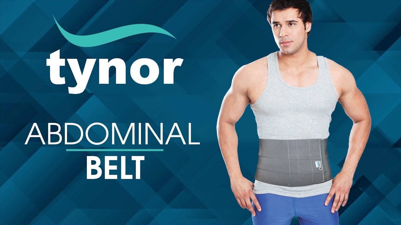 How to wear Tynor Abdominal Belt for support and compression of