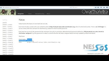 Overthewire.org Wargames natas - Level 0,1 [SPOILER] ENGLISH