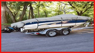 Budge B-1221-X8 1200 Denier Hard Top / T-Top Boat Cover Fits 24 ft. to 26 ft. Beam Width Up to 106