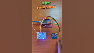 Arduino with TTP224 Capacitive Touch Sensor #arduinounoprojects #touchsensor