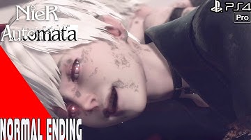 Nier Automata - Gameplay Walkthrough Part 15 - Last Boss - Normal Ending