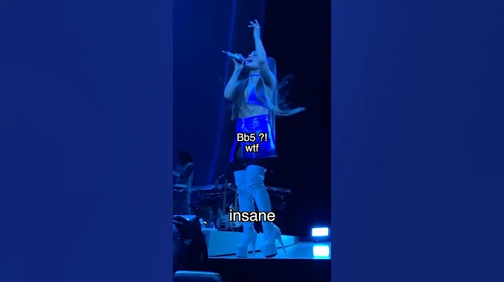 ariana grande's 'breathin' climax live EVOLUTION | #shorts #arianagrande