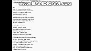 aikatsu - kira pata shining (indonesia ver) (lryics)