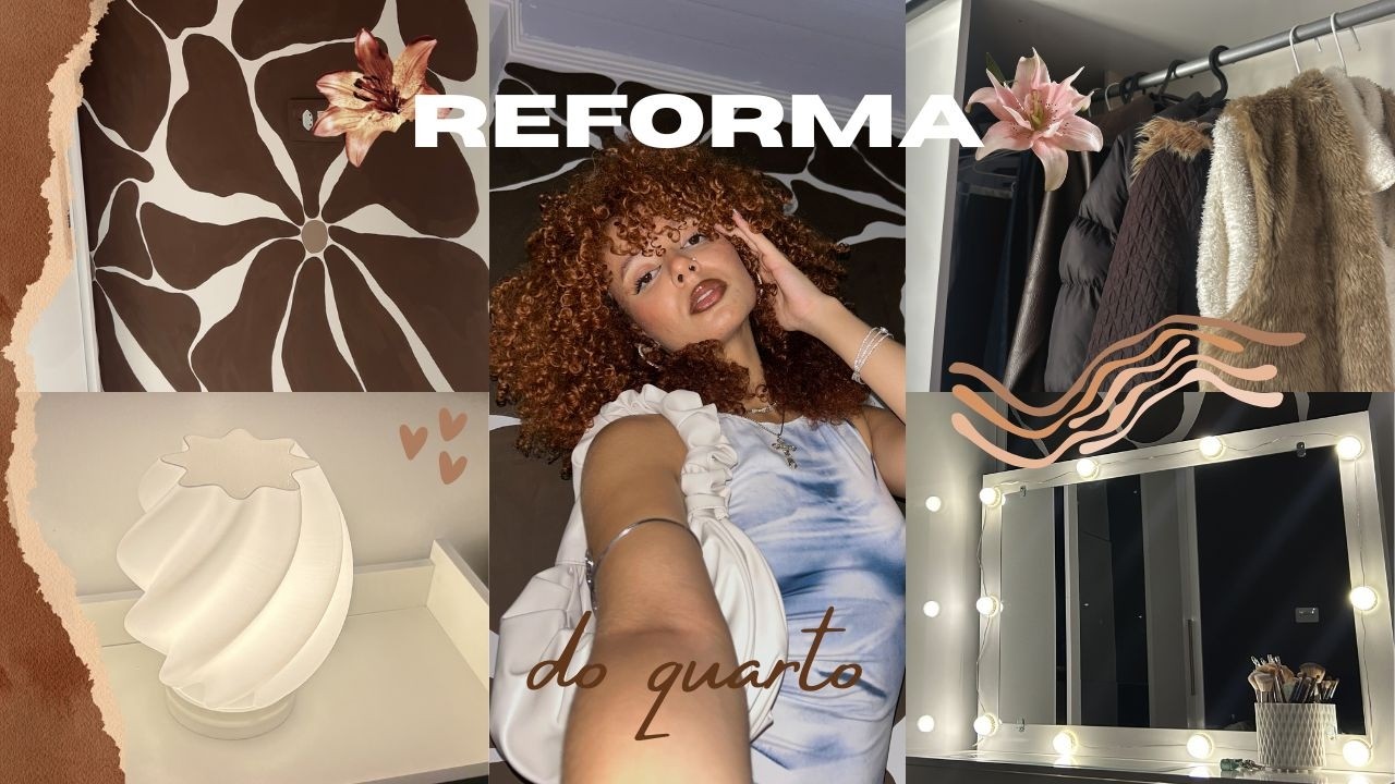 REFORMANDO O MEU QUARTO | decoração, móveis, pintura aesthetic ☁️🐻🍂