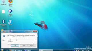how to get rid of the send feedback link in windows 7 beta