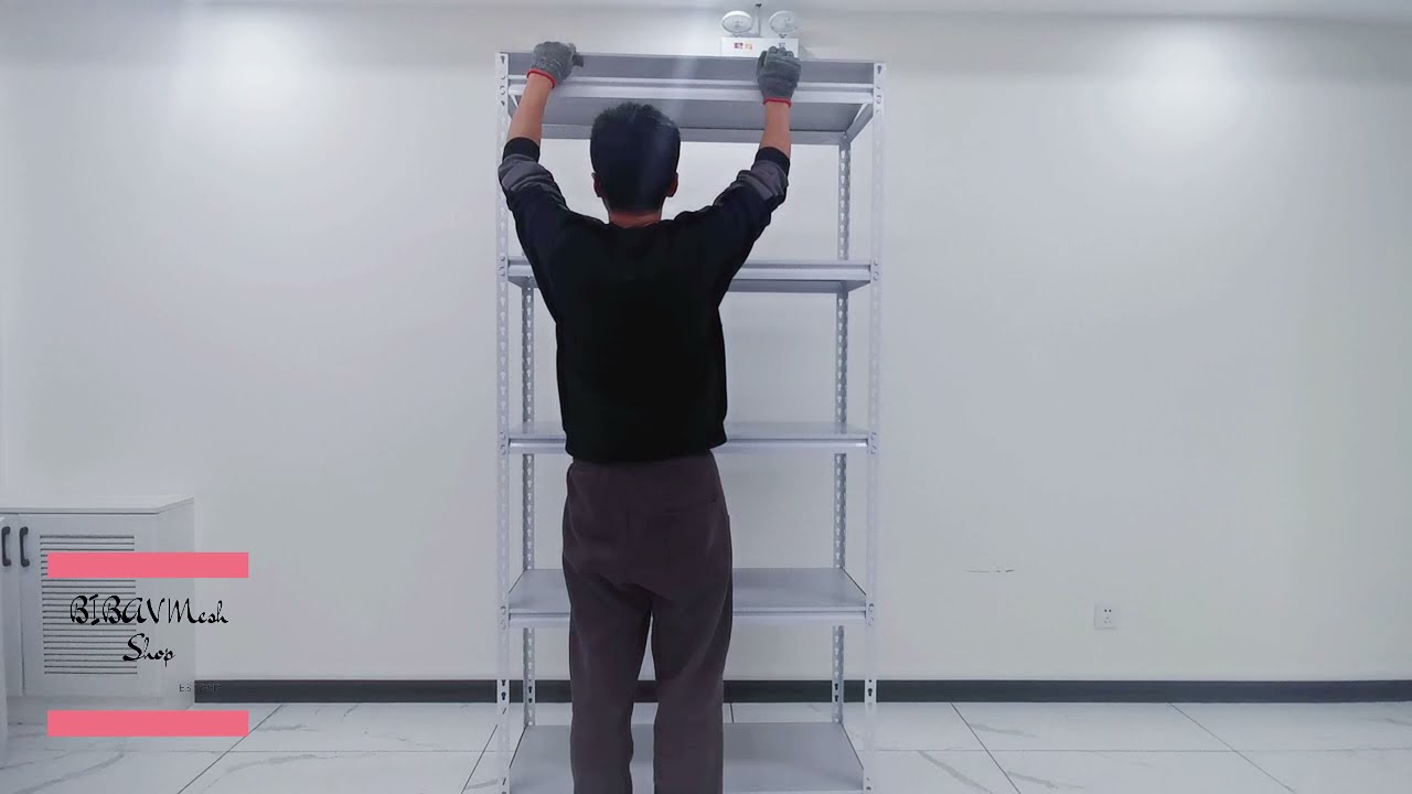 BIBAV BOLTLESS LAMINATED WOOD SHELF YouTube