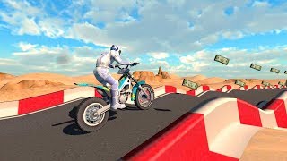Stunt Bike Offroad Racing - Gameplay Android game - extreme bike stunt game screenshot 5