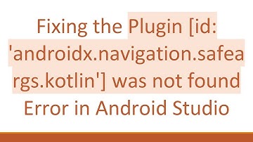 Fixing the Plugin [id: 
