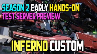 Mecha BREAK Season 2 Test Server PREVIEW - Inferno X-2 Custom