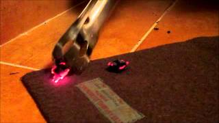 Burn test on a 70% wool blanket, part 1/2