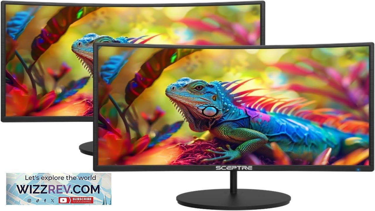 2X Pack Curved 27 Inch Monitor FHD 100Hz Computer Monitor HDMI Review ...