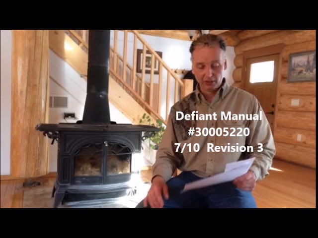How To Start The Wood Stove - Vermont Castings Defiant 1610 - YouTube
