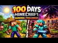 Dark Gamer 2.0 is live 100 Days Minecraft Survival Challenge 🔥 | From Noob to Pro!