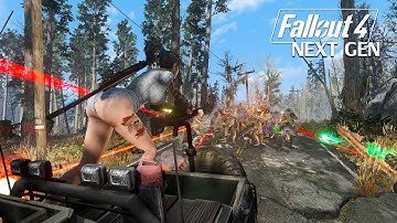 Immersive Fallout 4 Next-Gen Graphics - BOREALIS - Landscape Retexture And Pine Forest Redone