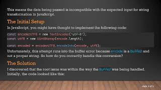 How to Receive a String from Buffer Array as UTF-8 in JavaScript