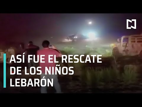 Rescate de niños tras el ataque a la familia LeBarón - Las Noticias