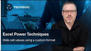 Hide cell values using a custom format