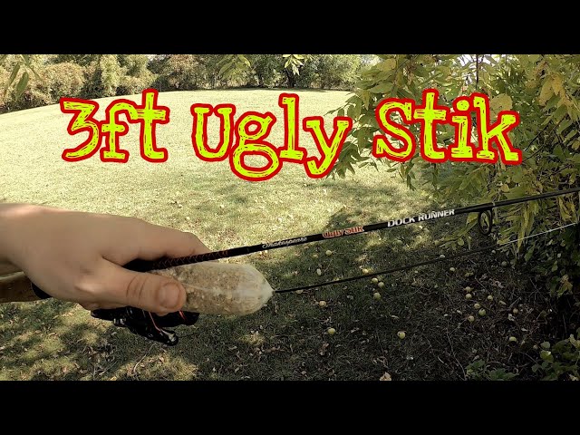 Catfish On A 3ft Rod! Ugly Stik Dock Runner 