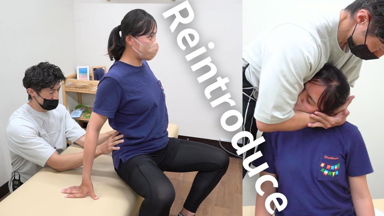 【リクエスト特別版 ボキボキ整体】ラクロス大学アスリートへの全身骨格調整！新たな手法で姿勢変化とスポーツ障害改善！ Full body adjustment from Japan +Y-strap
