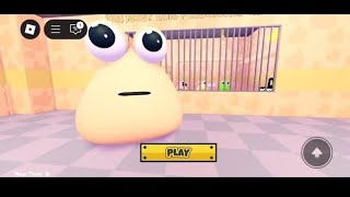 BOU'S REVENGE PRISON RUN [POU] #scaryobby #obby #roblox screenshot 5