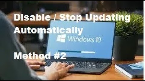 Disable / Stop Updating Windows 10 Automatically with "Regedit" Settings | Method #2