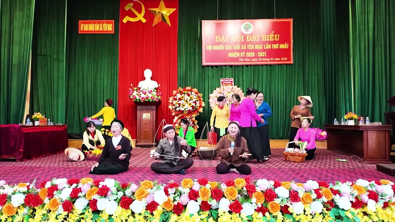  clb làng yên mô thượng xã yên mạc🥰đại hội người cao tuổi xã yên mạc💕