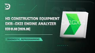 HD CONSTRUCTION EQUIPMENT DX15-DX22 ENGINE ANALYZER ECU 01.60 [2026.06] | SUPPORT  👨‍💻