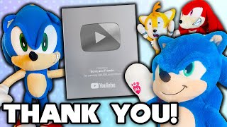 The Silver Playbutton! + MOVIE SONIC!?