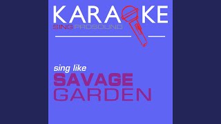 To the Moon and Back... (In the Style of Savage Garden) [Karaoke with Background Vocal] - ProSound Karaoke Band